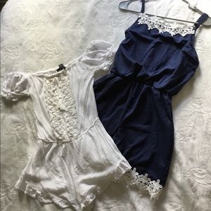 Set of 2 rompers/play suits